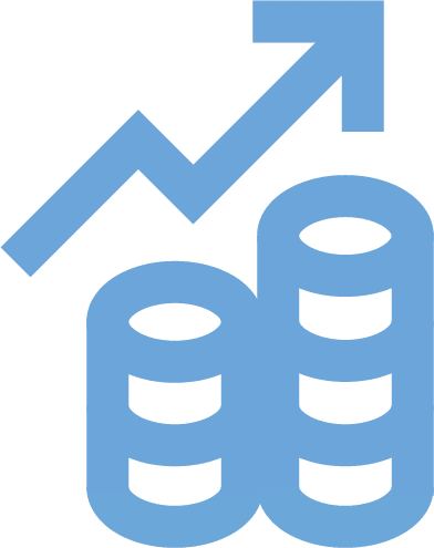 Blue Coins Image